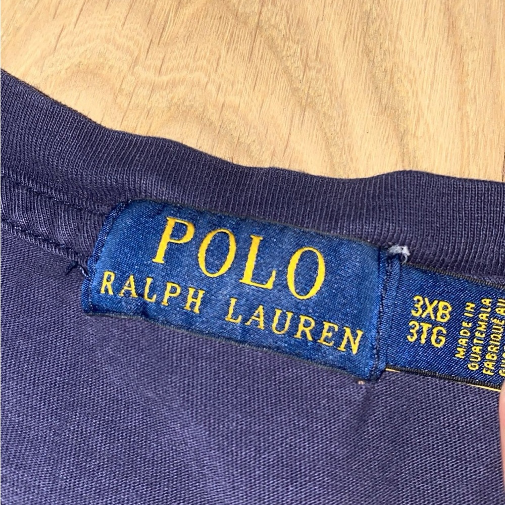 Ralph Lauren Polo Bear Graphic Tee in Navy Blue - Picture 4 of 5